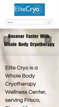 Mobile Screenshot of elite-cryo.com